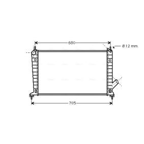Achetez des Radiateur du moteur AVA COOLING SYSTEMS SB2035 à prix pour 245,51 €