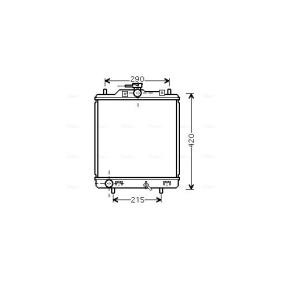 Acquista Radiatore da AVA COOLING SYSTEMS online per Carry Camion pianale / Telaio (FD, DA5_T, DA6_T) a prezzi moderati