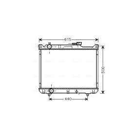 Achetez des Radiateur du moteur AVA COOLING SYSTEMS SZ2078 à prix pour 120,61 €