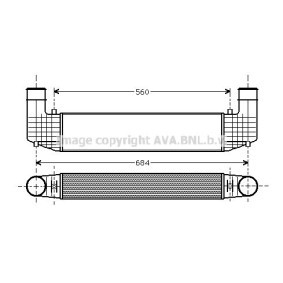 Köp Intercooler av AVA COOLING SYSTEMS VW4157 till det låga priset 1293,32 kr