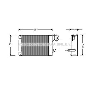 Compre Radiador de calefacción de AVA COOLING SYSTEMS online para Polo Coupé (86C, 80) a precios moderados