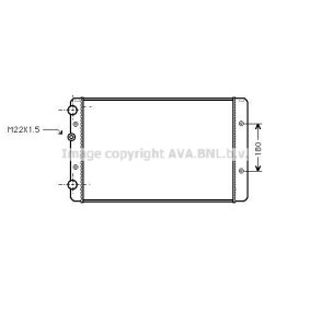 Achetez des Radiateur du moteur AVA COOLING SYSTEMS VWA2027 à prix pour 49,85 €