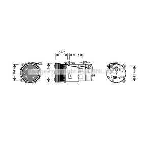 Klimakompressor von AVA COOLING SYSTEMS