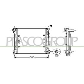 Köp Intercooler av PRASCO FD810N002 till det låga priset 1563,64 kr