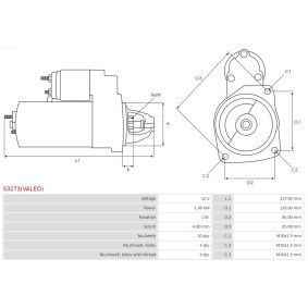 Anlasser S01043(SEG)