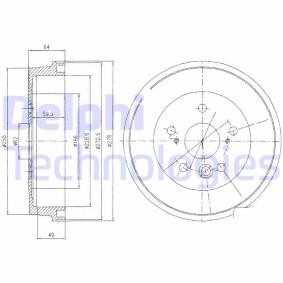 Comprar Tambor de freno de DELPHI BF495 a bajo precio de 50,01 €