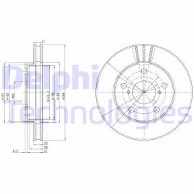Osta DELPHI Jarrulevyt netistä MR 2 II (SW2_)-mallille edulliseen hintaan