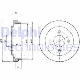 Comprar Tambor de freno de DELPHI BF303 a bajo precio de 34,96 €