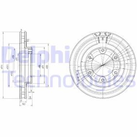 Bremsscheibe von DELPHI