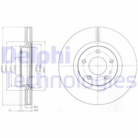 Osta Jarrulevy DELPHI:llä BG3544 edullisesti hintaan 51,79 €