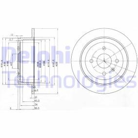 Köp Bromsskiva av DELPHI BG3615 till det låga priset 259,18 kr