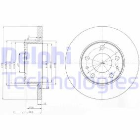 Bremsscheibe von DELPHI