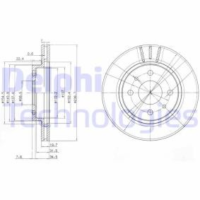 Bremsscheibe BG3805 für Granta (2190) für 39,99 CHF