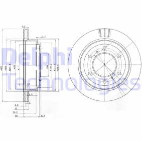 Bremsscheibe von DELPHI