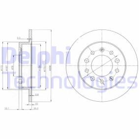 Köp Bromsskiva av DELPHI BG3862 till det låga priset 326,69 kr