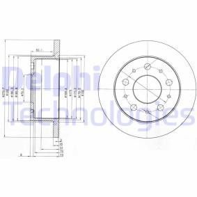 FIAT Bremsscheibe von DELPHI