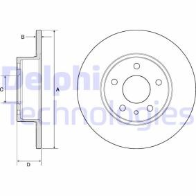 Achetez des Disque de frein DELPHI BG2386 à prix pour 25,15 €