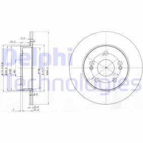 RENAULT Bremsscheibe von DELPHI