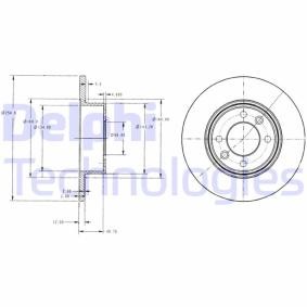 Acquista Disco freno da DELPHI BG2703 a buon mercato per soli 21,68 €