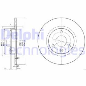 Bremsscheibe BG2724 für MEGA