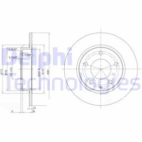 Köp Bromsskiva av DELPHI BG2806 till det låga priset 297,37 kr