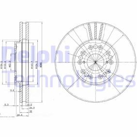 Bremsscheibe von DELPHI