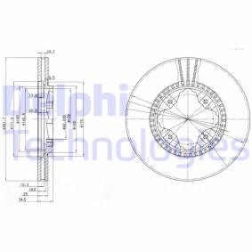 Bremsscheibe BG3063 für Accord VI Limousine (CK, CG, CH, CF8) für 27,95 CHF