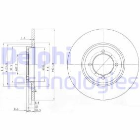 Comprar Disco de freno de DELPHI BG2017 a bajo precio de 16,71 €