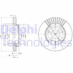 Comprar Disco de freno de DELPHI BG3232 a bajo precio de 34,74 €