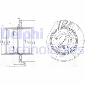 Bremsscheibe von DELPHI BG3943