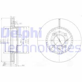 HONDA Bremsscheibe von DELPHI