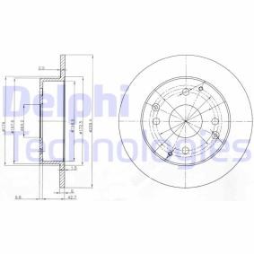 Bremsscheibe BG3983 für Accord VI Limousine (CK, CG, CH, CF8) für 19,82 CHF