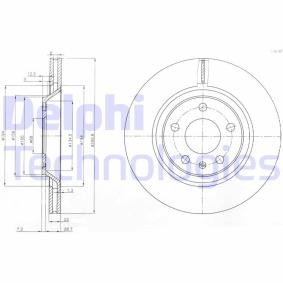 Bremsscheibe von DELPHI