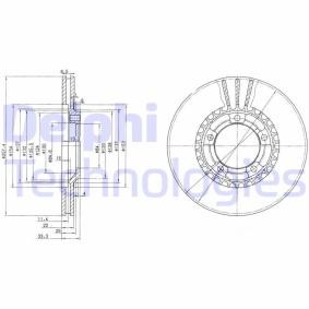 Bremsscheibe von DELPHI