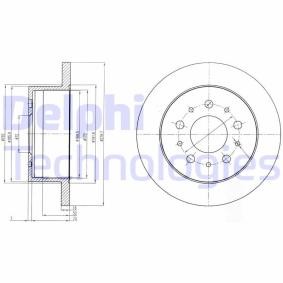 FIAT Bremsscheibe von DELPHI