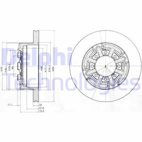 Bremsscheibe von DELPHI