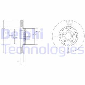 Bremsscheibe von DELPHI