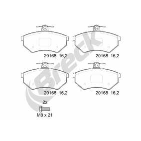 Compre Pastilhas de travão da BRECK 20168 00 701 00 a um preço baixo por 39,83 €
