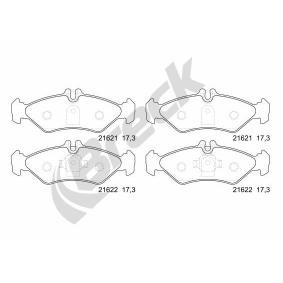 Compre Pastilhas de travão da BRECK 21621 00 705 10 a um preço baixo por 45,50 €