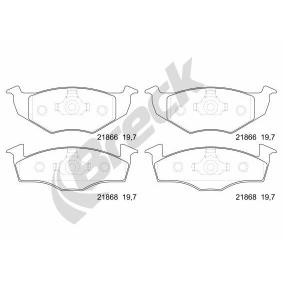 Compre Pastilhas de travão da BRECK 21866 20 702 00 a um preço baixo por 19,88 €