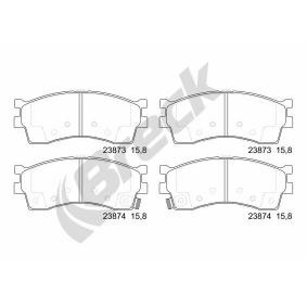 Compre Pastilhas de travão da BRECK 23873 00 501 10 a um preço baixo por 27,95 €