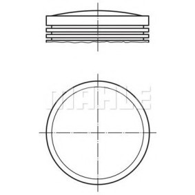 Kolben für FIAT von MAHLE ORIGINAL