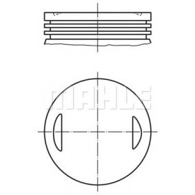 Kolben 008 66 04 für SEAT