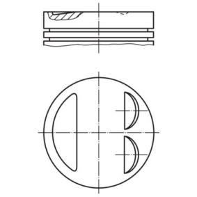 Kolben von MAHLE ORIGINAL für Senator Mk2 (B) (V88) günstig online kaufen