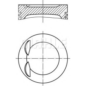 Acquista Pistone motore da MAHLE ORIGINAL 012 24 03 a buon mercato per soli 122,04 €