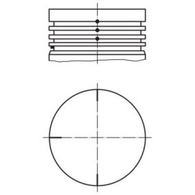 Kjøp Stempel av MAHLE ORIGINAL 033 07 02 til den lave prisen 2138,22 NOK