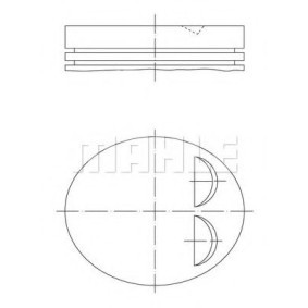 Kolben 038 40 02 von MAHLE ORIGINAL günstig für 162,94 € online kaufen