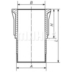 Zylinderlaufbuchse 039 WN 28 von MAHLE ORIGINAL günstig für 62,39 € online kaufen