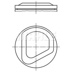 Kolben für BMW von MAHLE ORIGINAL