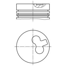 Kolben von MAHLE ORIGINAL